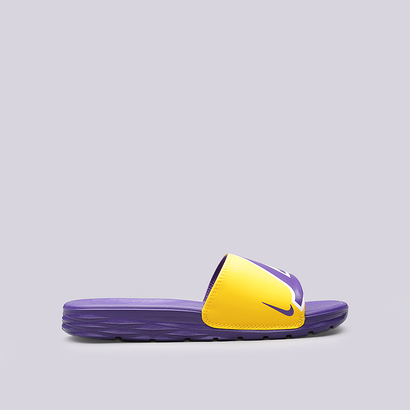 фиолетовые сланцы Nike Benassi Solarsoft NBA 917551-700 - цена, описание, фото 1